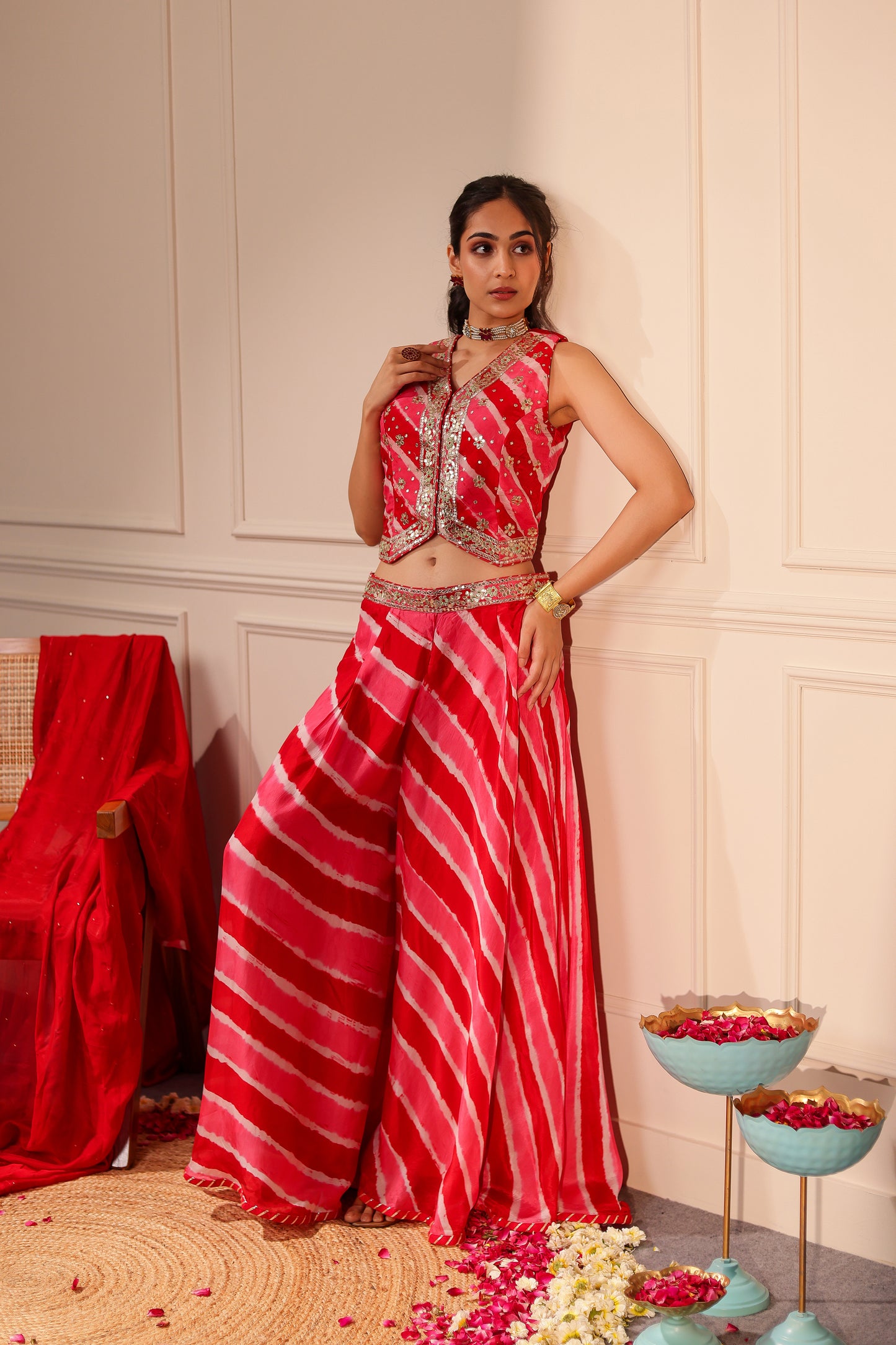 SHANAYA LEHARIYA SHARARA SET