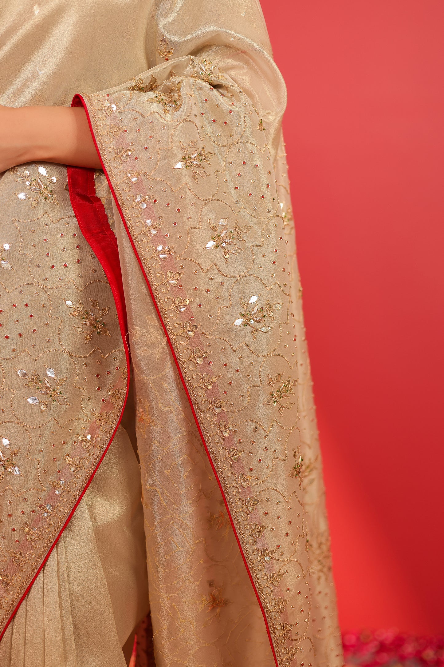 NAYRA GOTAPPATI TISSUE SAREE