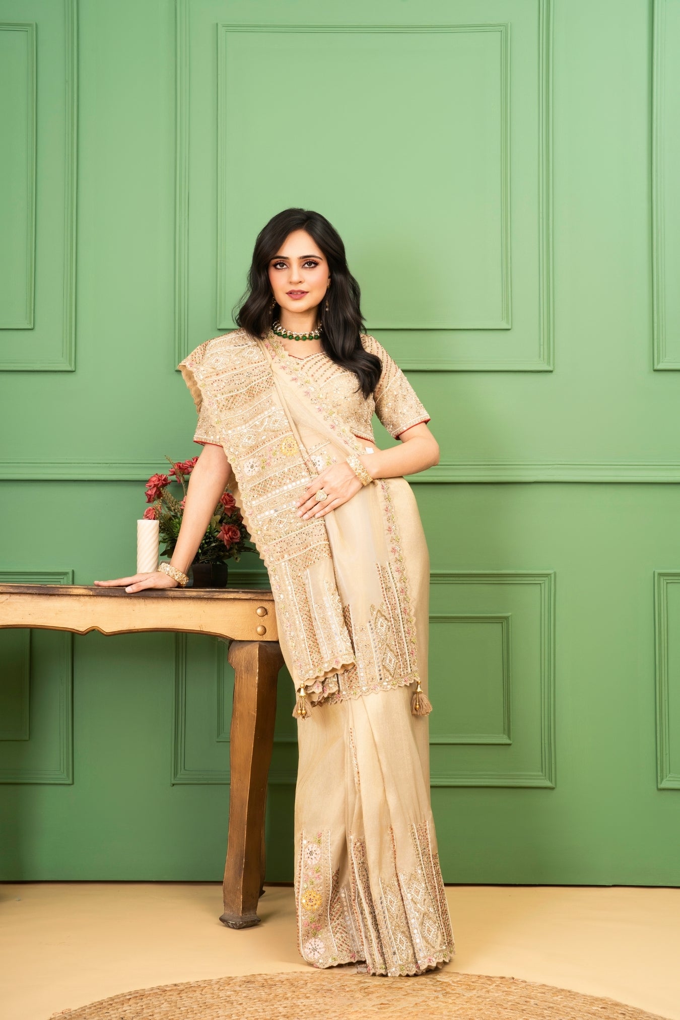 Golden Tissue Silk Saree