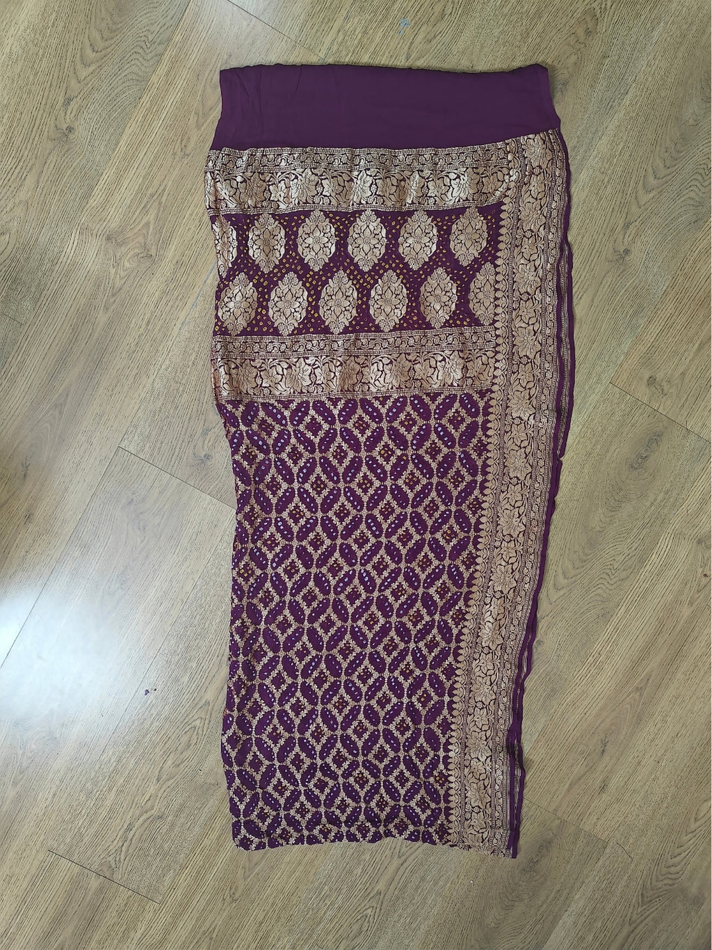 Handcrafted Meenakari Bandhani Dupatta