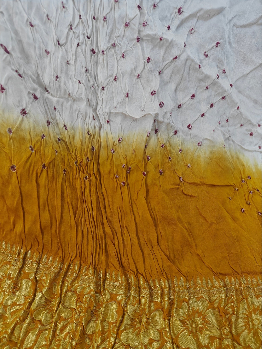 Handcrafted Shaded Bandhani Dupatta