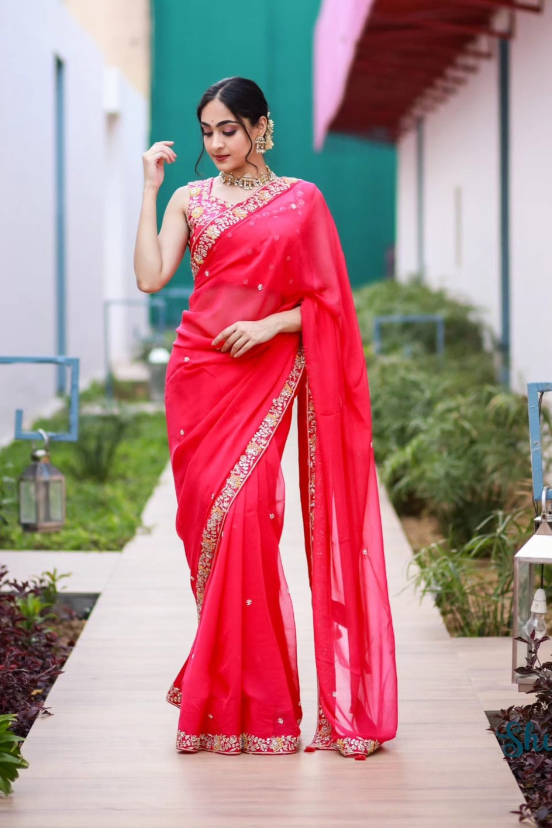 Raiza Saree with Jacket