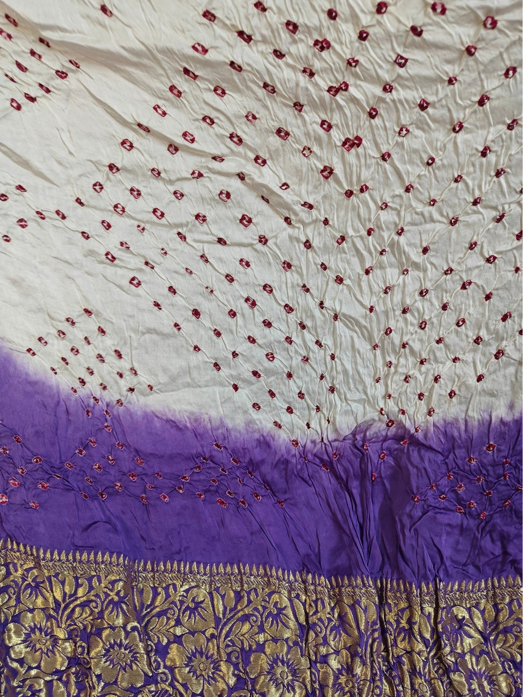 Handcrafted Shaded Bandhani Dupatta
