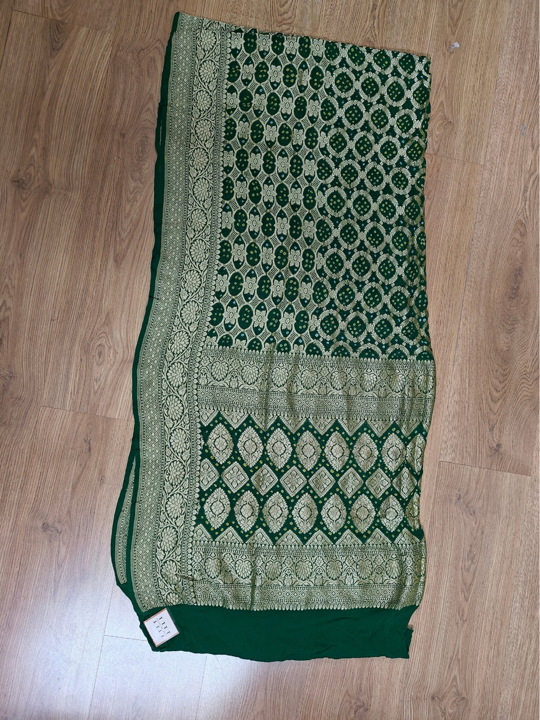 Handcrafted Meenakari Bandhani Dupatta