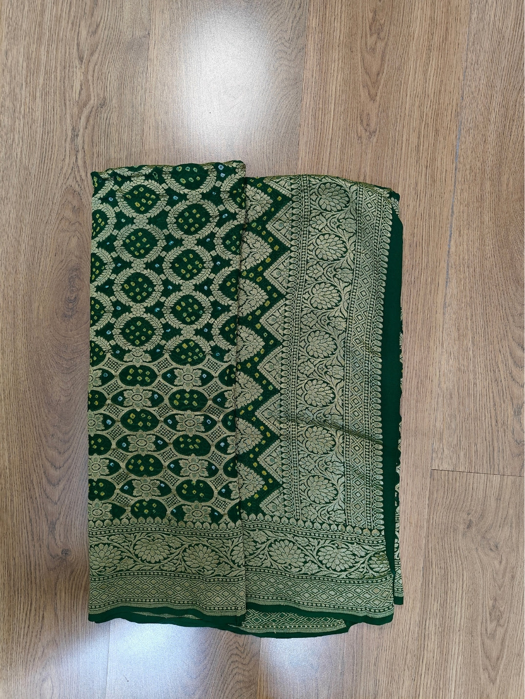 Handcrafted Meenakari Bandhani Dupatta