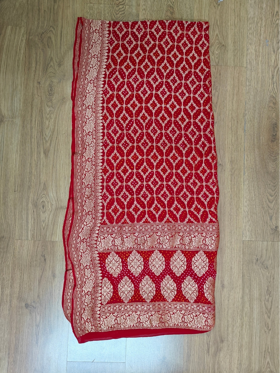Handcrafted Meenakari Bandhani Dupatta