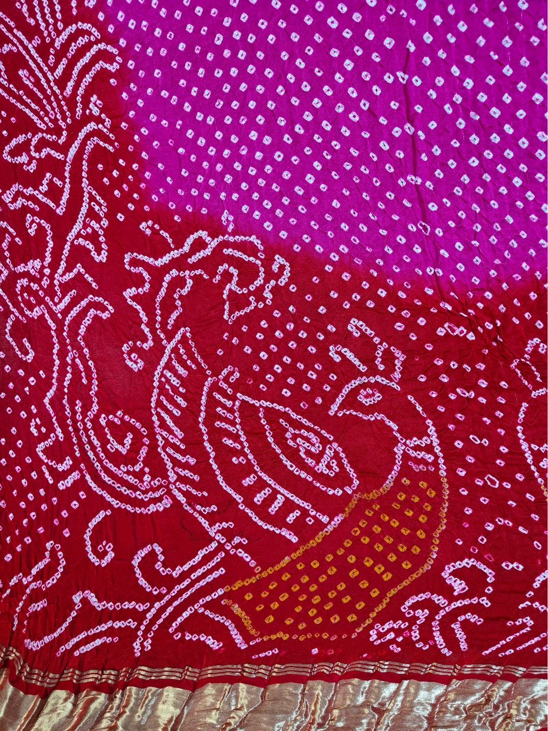 Handcrafted Rai Bandhani Shaded Dupatta