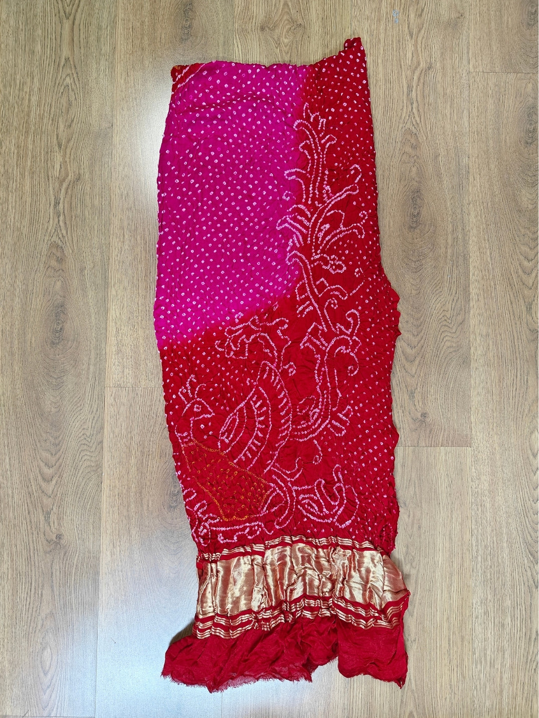 Handcrafted Rai Bandhani Shaded Dupatta