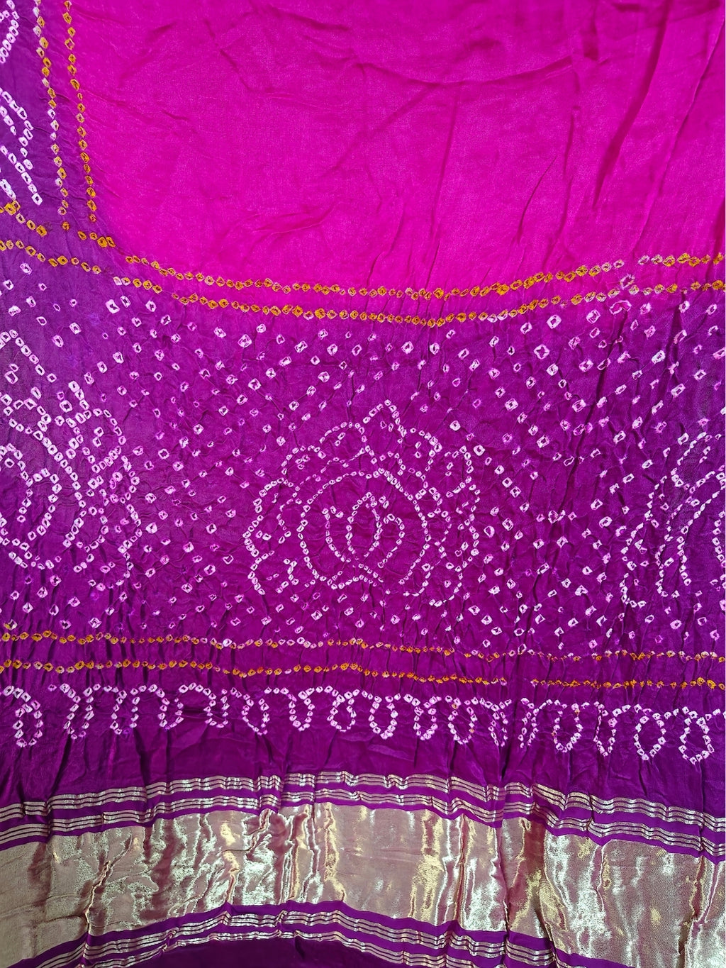 Handcrafted Rai Bandhani Shaded Dupatta
