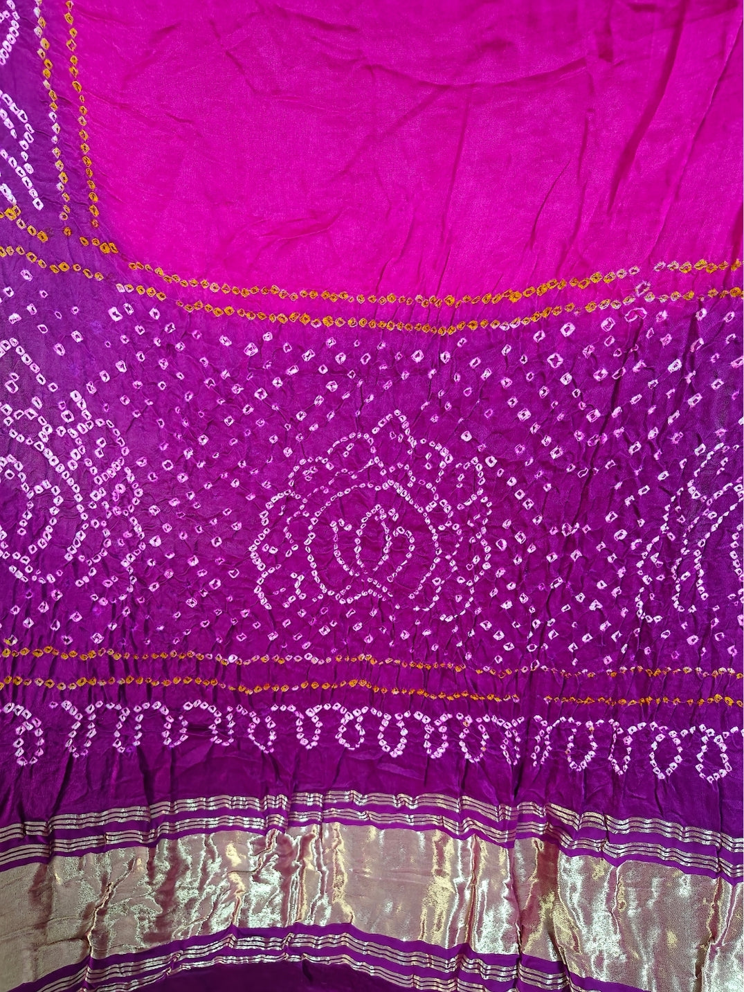 Handcrafted Rai Bandhani Shaded Dupatta