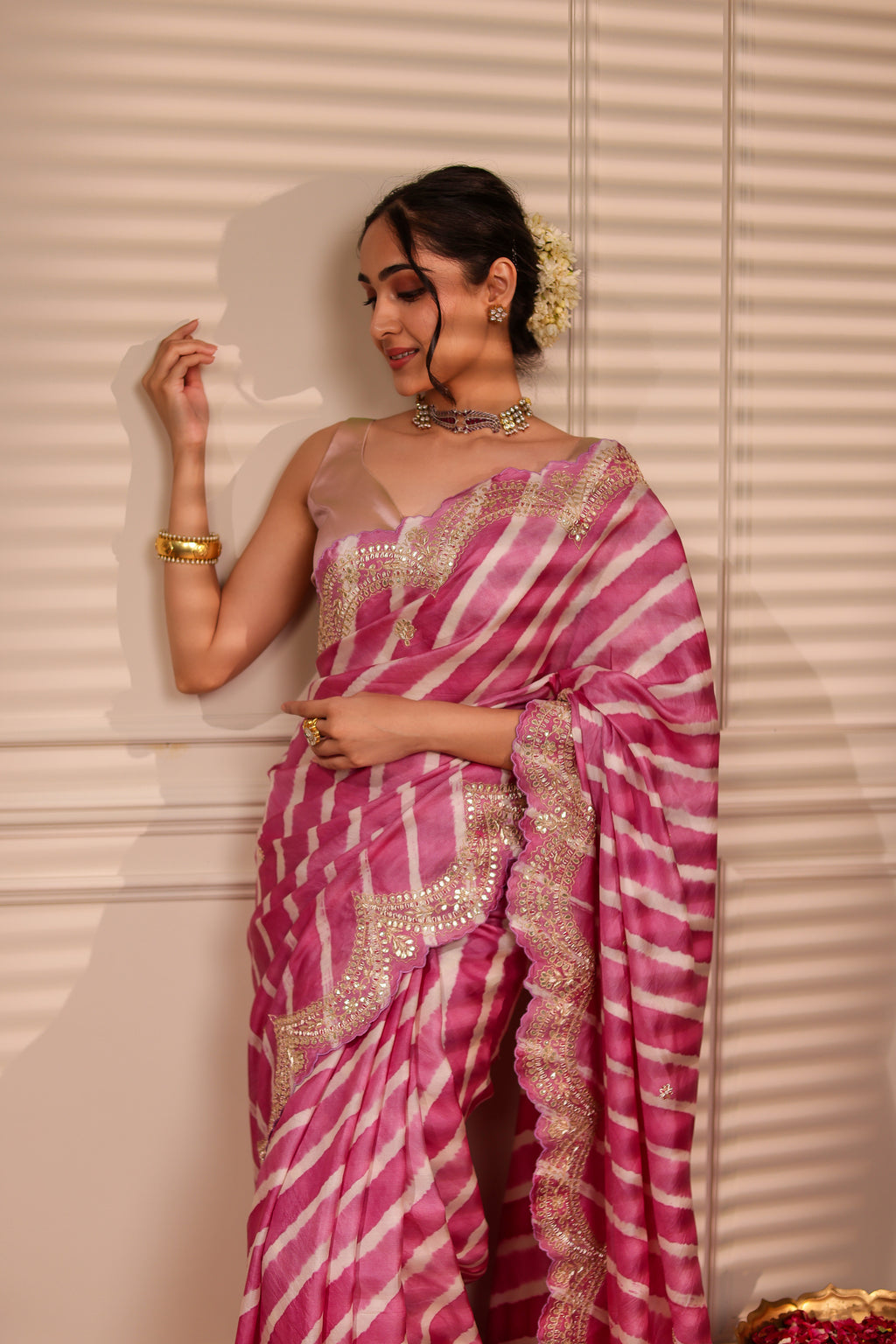 Diva Lehariya Lilac Saree