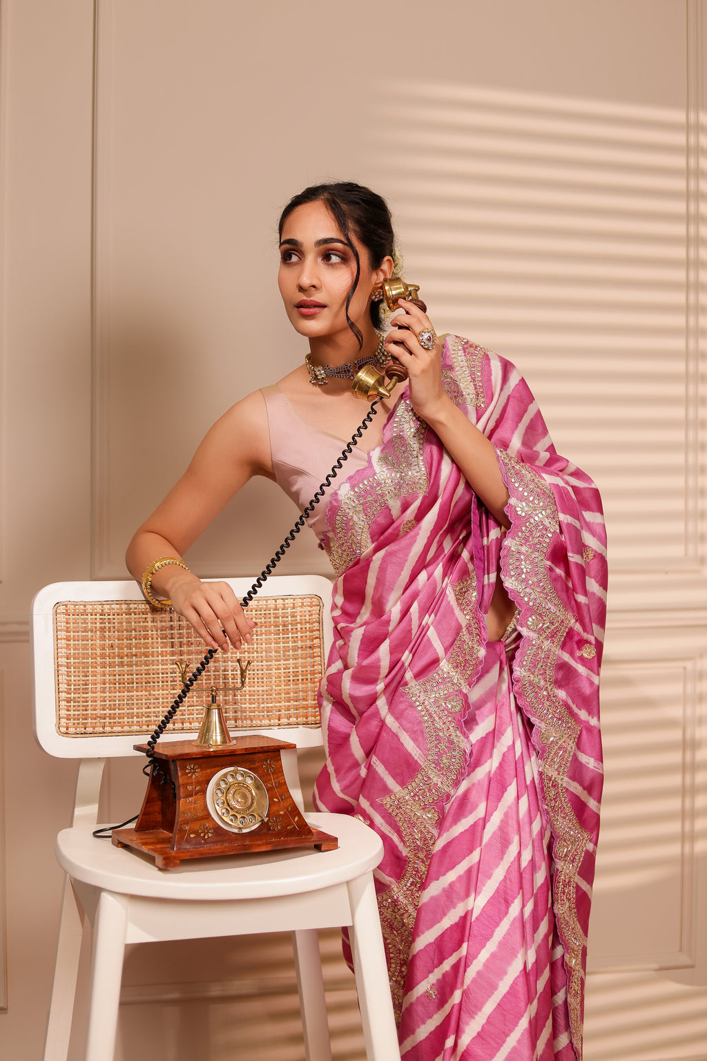 Diva Lehariya Lilac Saree