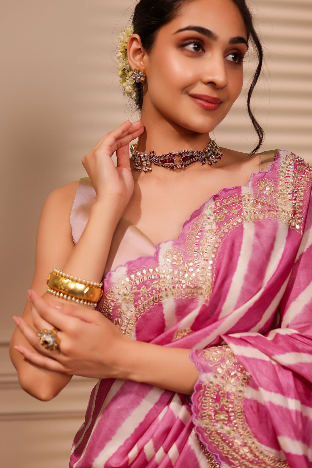 Diva Lehariya Lilac Saree