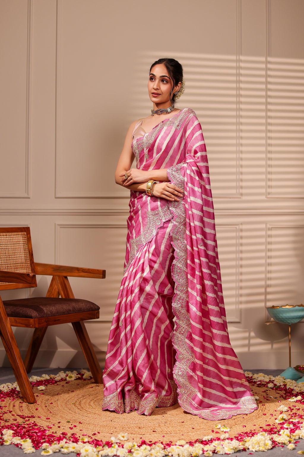 Diva Lehariya Lilac Saree