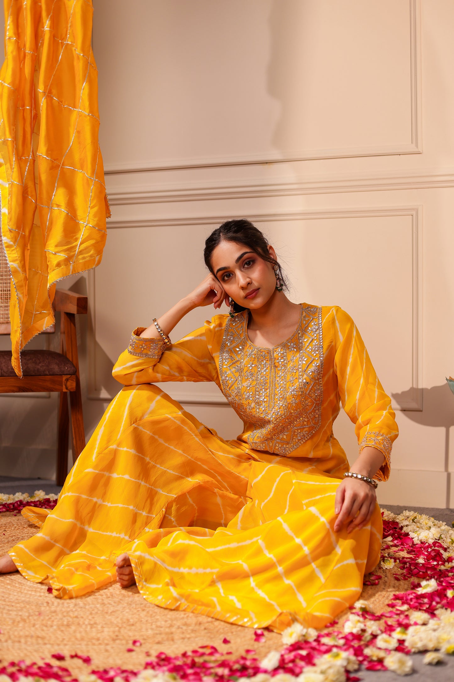 RAHA LEHARIYA SHARARA SET