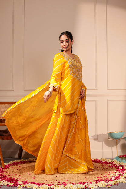 RAHA LEHARIYA SHARARA SET