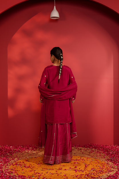 KIRSA SHARARA SET