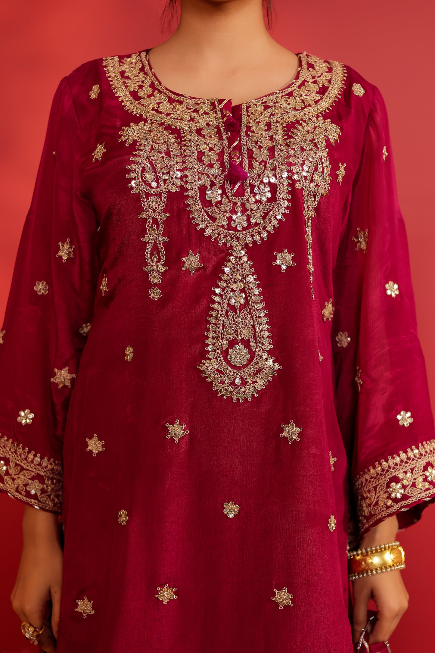KIRSA SHARARA SET