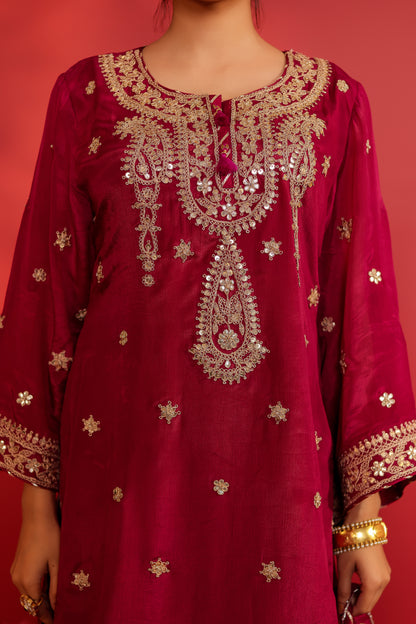 KIRSA SHARARA SET