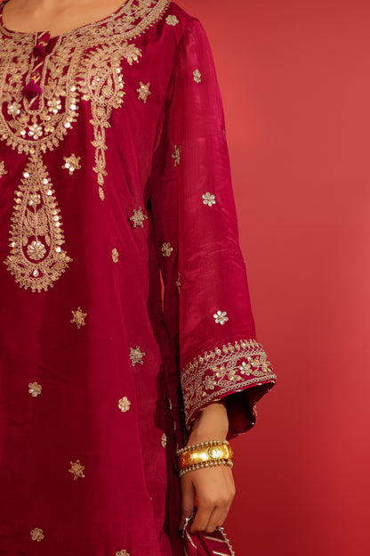 KIRSA SHARARA SET