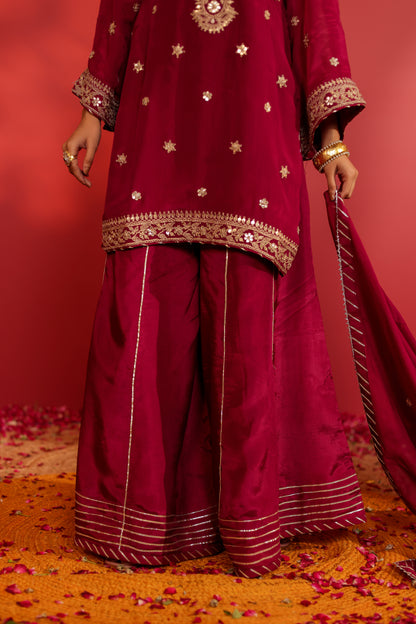 KIRSA SHARARA SET