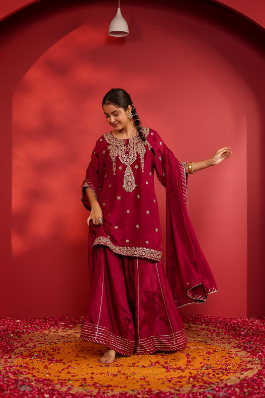 KIRSA SHARARA SET