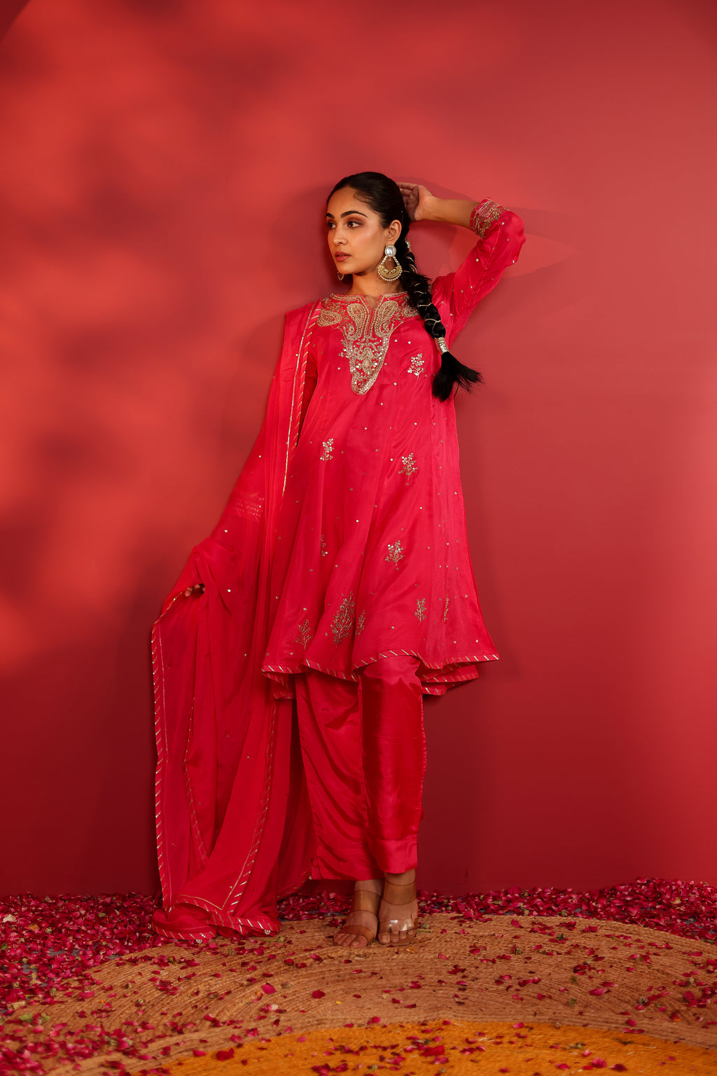 Alara Gotapatti Anarkali Set