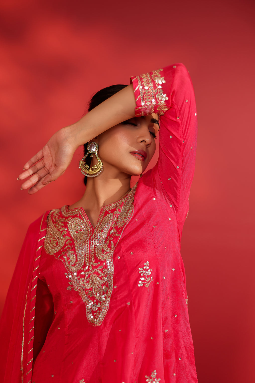 Alara Gotapatti Anarkali Set