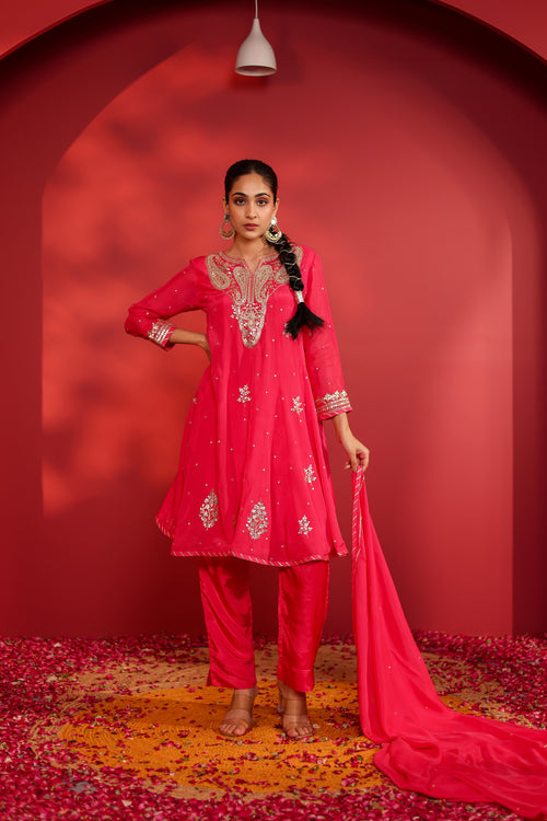 Alara Gotapatti Anarkali Set