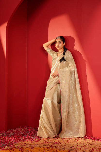 NAYRA GOTAPPATI TISSUE SAREE