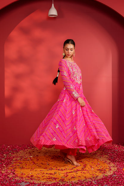 RANI BANDHANI ANARKALI SUIT