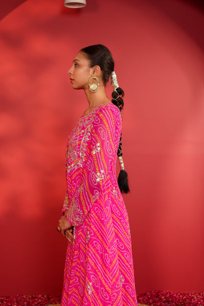 RANI BANDHANI ANARKALI SUIT
