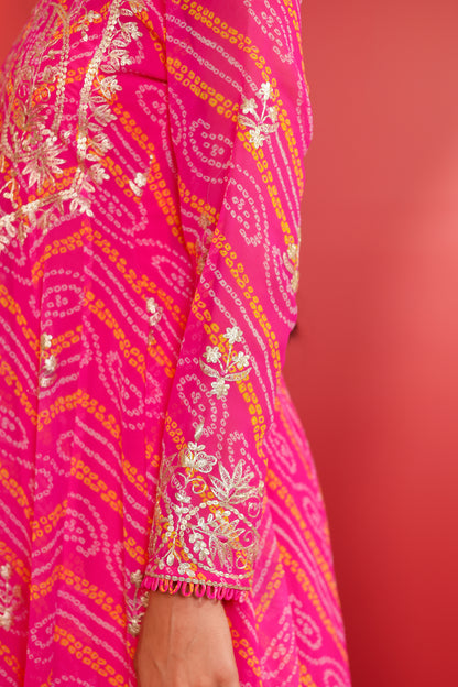 RANI BANDHANI ANARKALI SUIT