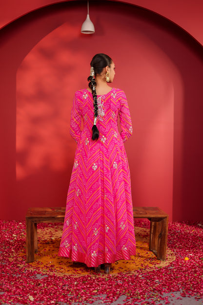 RANI BANDHANI ANARKALI SUIT