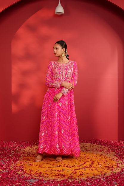 RANI BANDHANI ANARKALI SUIT